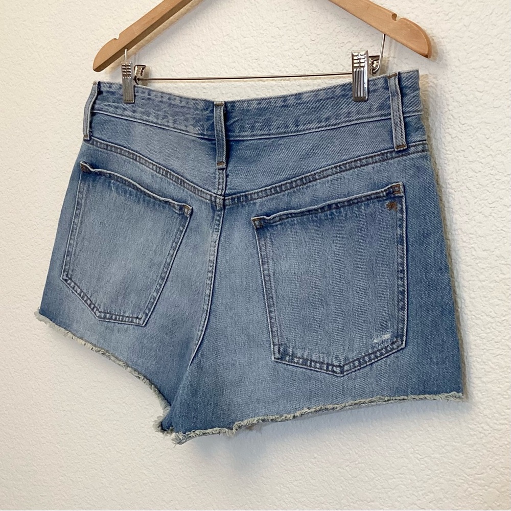 Madewell Relaxed 30 (US 10) Denim Distressed Shorts Women’s High Rise ND697 - Picture 7 of 14